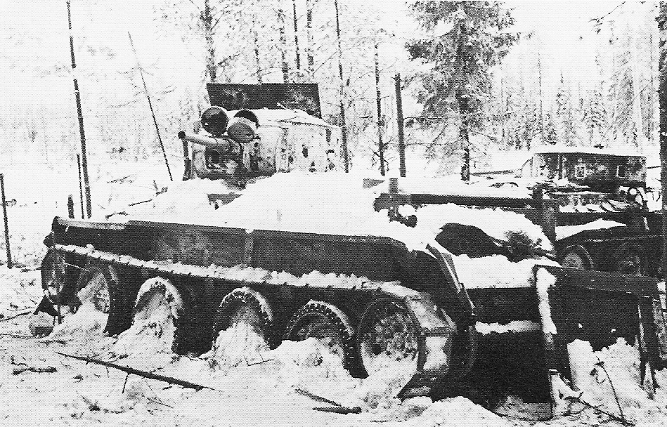 BT-5, tank v zimní válce 