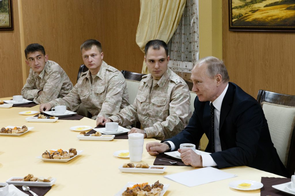 Putin s ruskou armádou