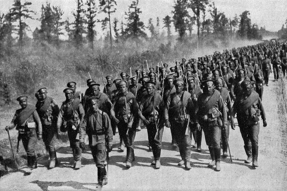 Ruští vojáci za 1. světové války