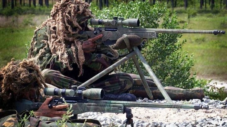 Odstřelovači s Accuracy International L115A1