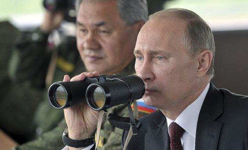 Vladimir Putin a Sergej Šojgu