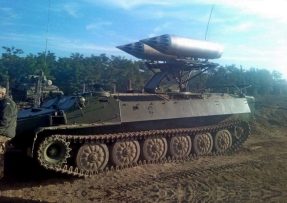 Ukrajina, raketomet na BMP-1