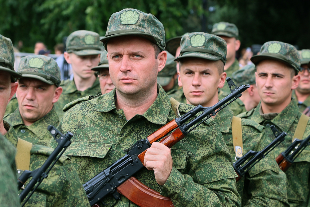 Mobilizovaní ruští vojáci na Krymu