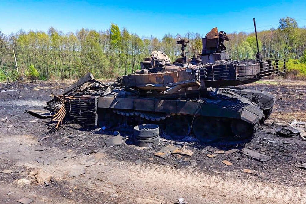T-90M Proryv zničený