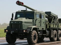 Ukrajinská samohybná houfnice 2S22 Bohdana