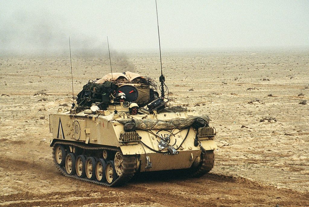 FV 432, operace Pouštní bouře, 1991
