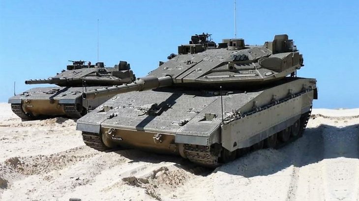 Izraelský tank Merkava 5 Barak