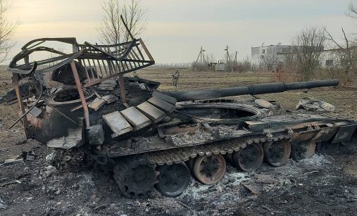 Zničený tank T-72B3
