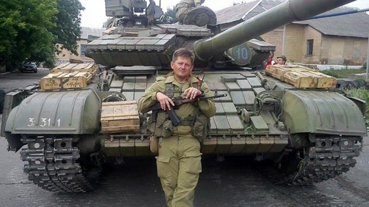 Tank T-64m ukrajinský velitel Igor