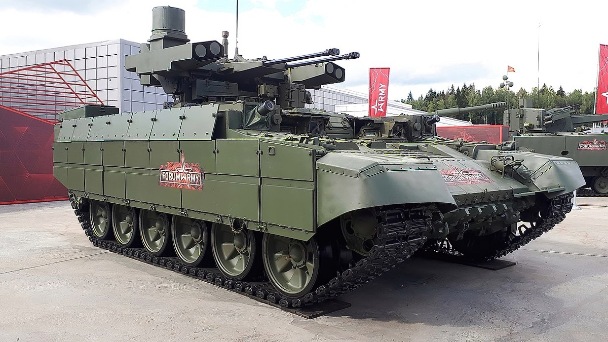Video: Rusové natočili výsledek těžké palby BMPT Terminator v lese