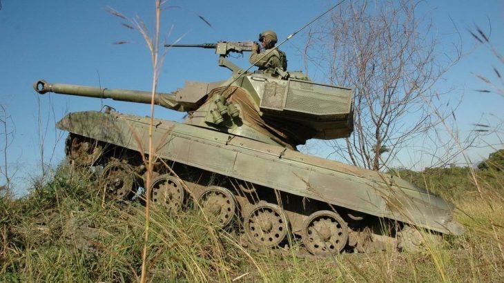Rakouský tank SK-105 Kürassier