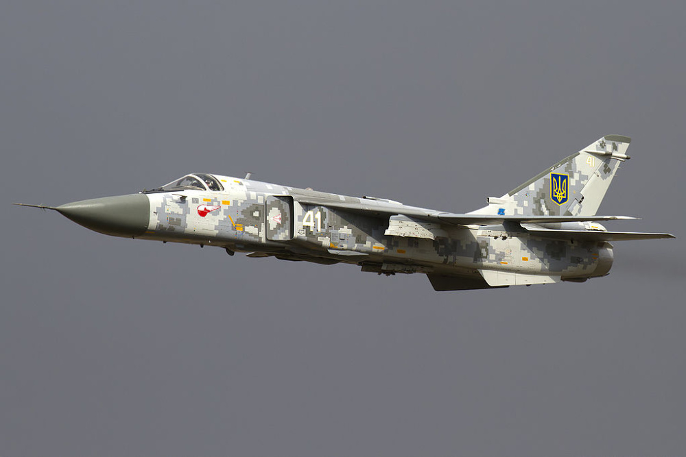 Ukrajinský bombardér Su-24