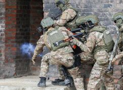 Ukrajinští vojáci – výcvik boje ve městě