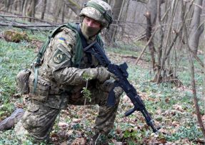 Ukrajinští vojáci – výcvik přežití v přírodě