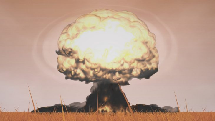 Výbuch atomovky v Moskvě, simulace