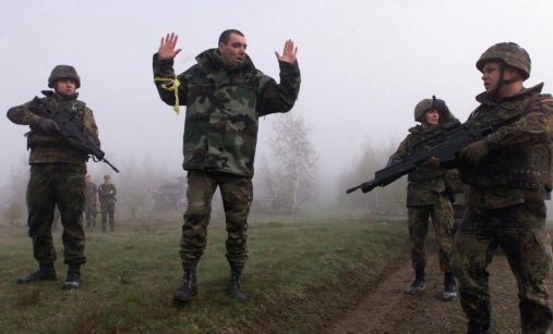 Zajetí ruského vojáka na Ukrajině