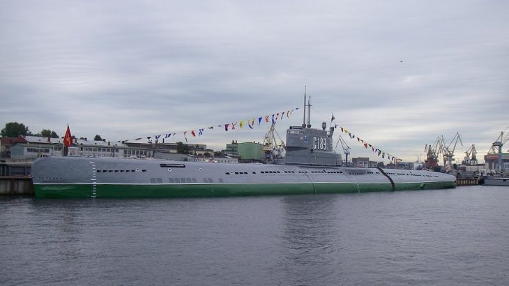 Ponorka třídy Whisky v Petrohradě