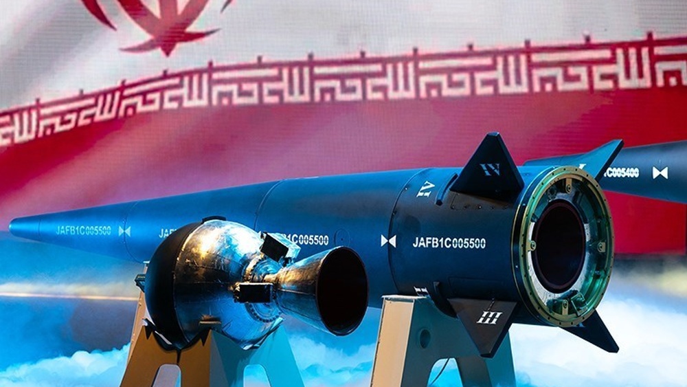 Druhý stupeň íránské hypersonické rakety Fattah
