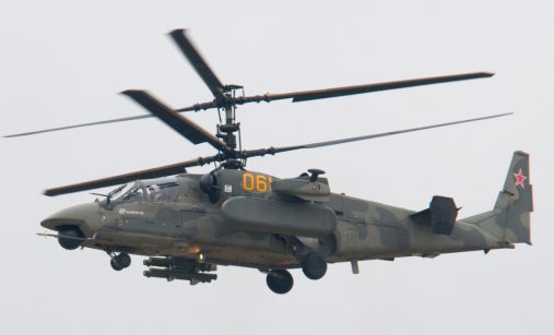 Ruský bitevní vrtulník Kamov Ka-52 Alligator