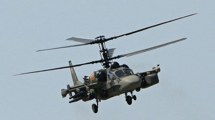 Vyzbrojení ruský bitevní vrtulník Kamov Ka-52 Alligator