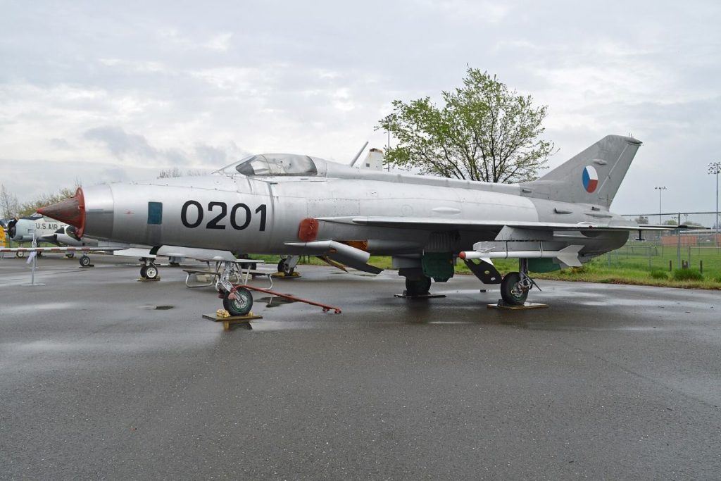 MiG-21 F-13, Čs letectvo, muzeum letectví, Kalifornie, 2015