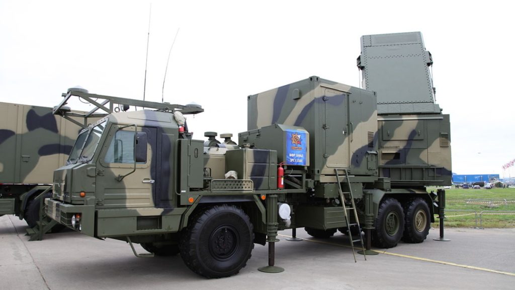 Radarové vozidlo systému S-350