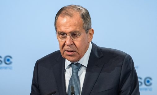 Ministr zahraničí Ruska Sergej Lavrov