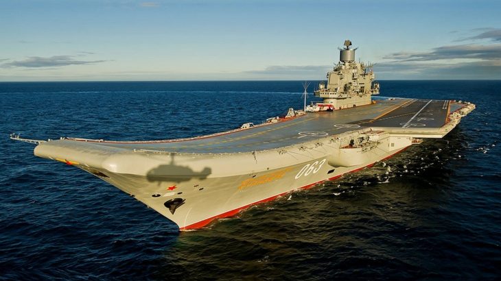 Ruská letadlová loď Admiral Kuzněcov
