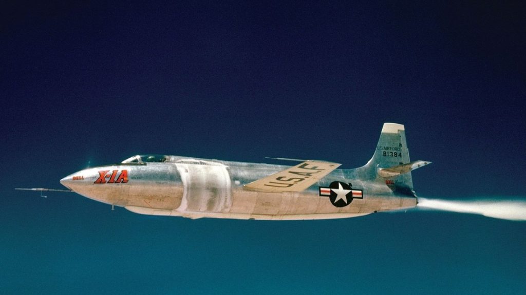Letoun Bell X-1, který poprvé překonal rychlost zvuku