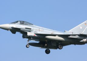 Bojový letoun Eurofighter Typhoon německého letectva