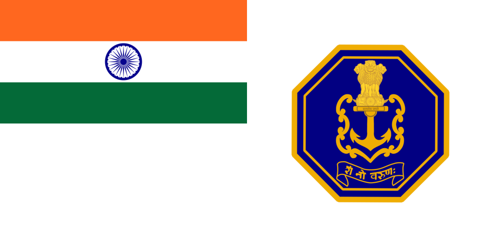 Vlajka indického námořnictva