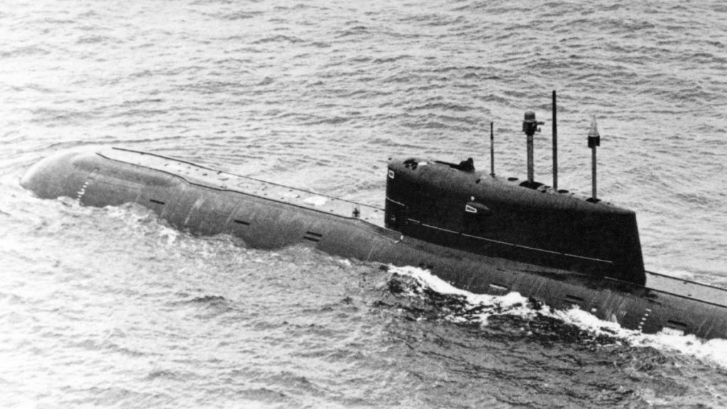Příď a věž ponorky K-287 Komsomolec