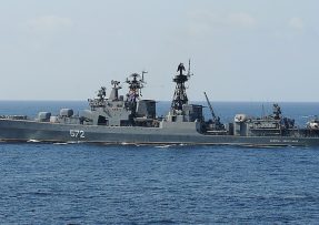 Ruský torpédoborec třídy Udaloy Admiral Vinogradov