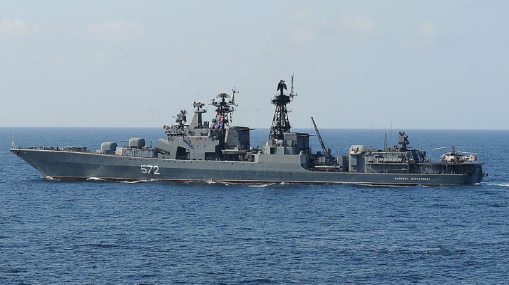 Ruský torpédoborec třídy Udaloy Admiral Vinogradov