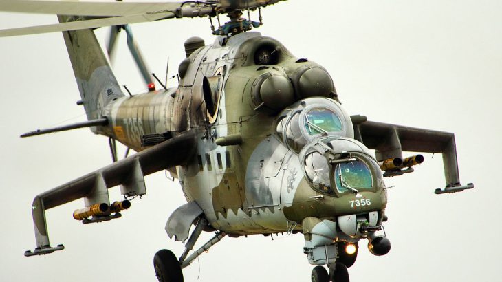 Sovětský vrtulník Mil Mi-24
