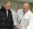 Vladimir Putin a Jevgenij Prigožin