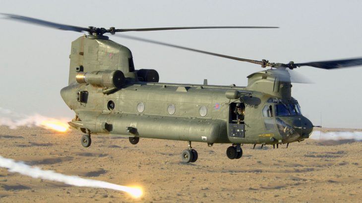 CH-47 Chinook Bravo November v Afghánistánu