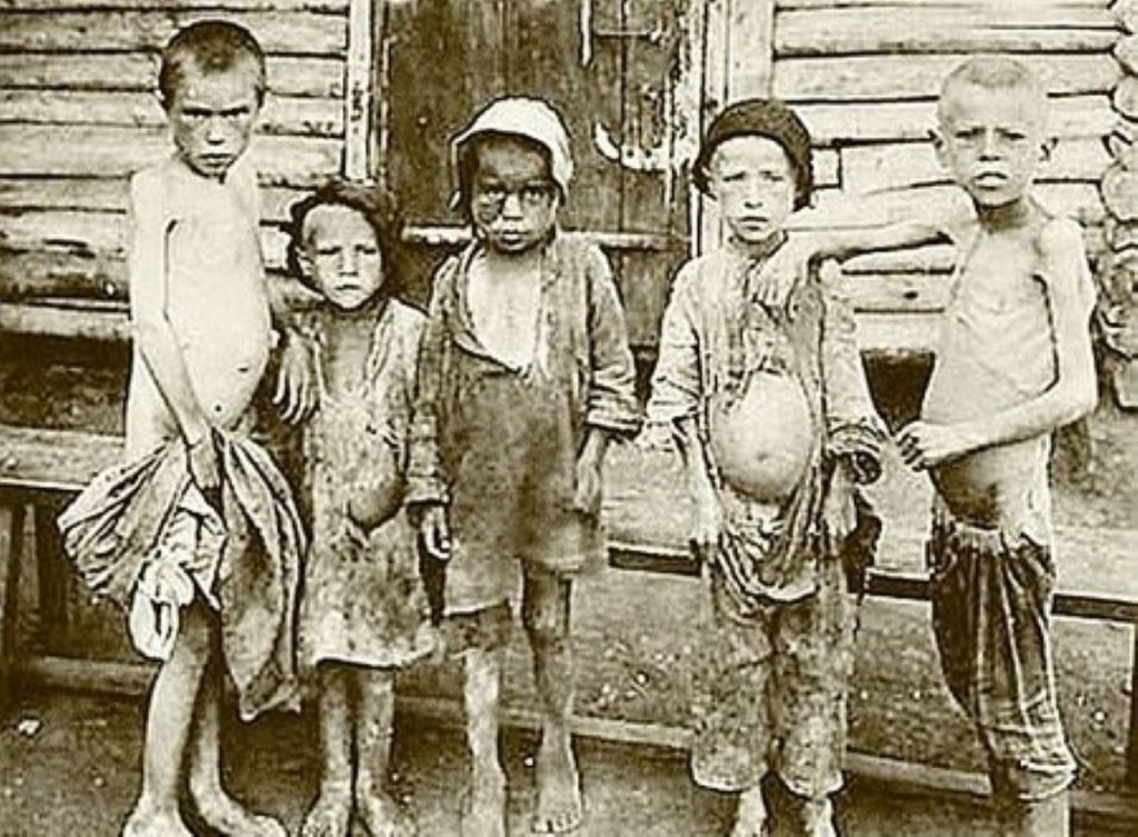 Hladomor 1921-22, vyhladovělé děti