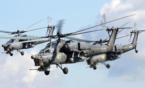 Letka vrtulníků Mi-28N