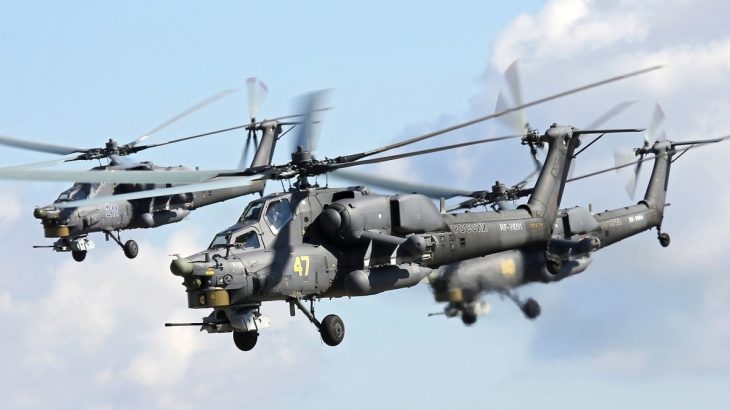 Letka vrtulníků Mi-28N