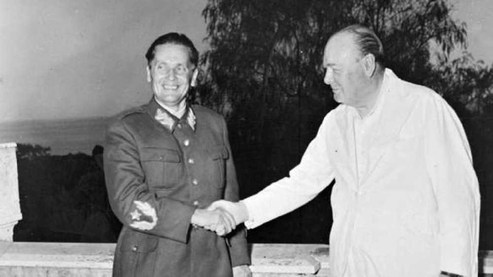 Josip Broz Tito a Winston Churchill
