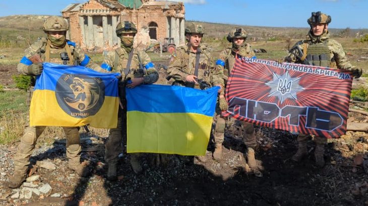 Ukrajinci osvobozená Klišivka