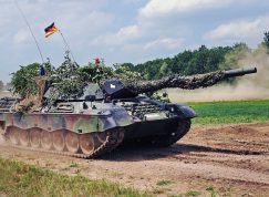 Tank Leopard 1A5 na poli