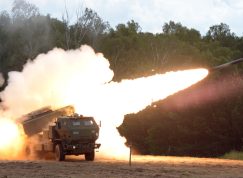 Odpálení střely z M142 HIMARS