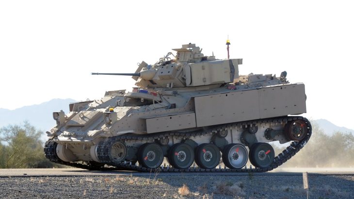 Testy technologií pro nové BVP na M2 Bradley
