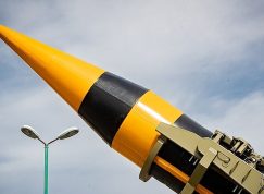 Vrchní část balistické rakety