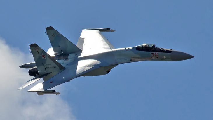 Let ruského Su-35S