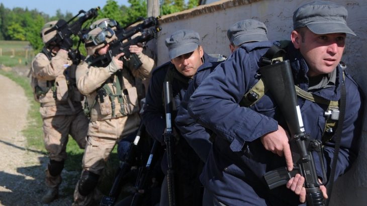 Zásah ukrajinské policie