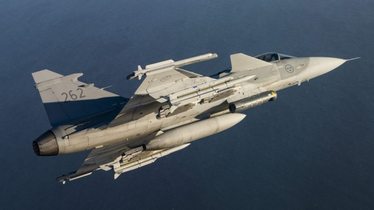 Jas-39 Gripen se střelami Meteor