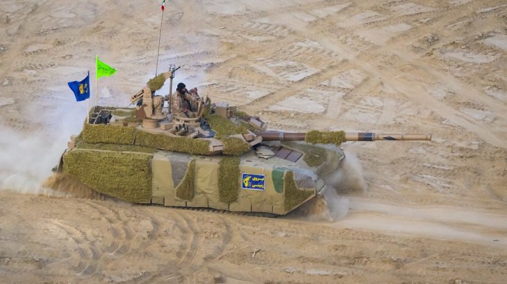 Íránský tank T-72F zvaný Karrar